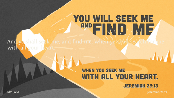 Seeking Jesus First - Aug. 30, 2023